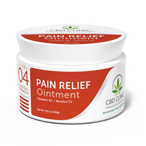 CW - CBD Clinic - Pain Relief Ointment - Level 4 - 200g Jar (7.05oz)