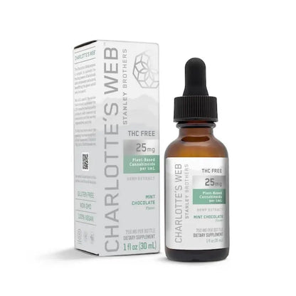 Charlotte's Web - Oil - 25mg/mL - 30mL - THC Free - Mint