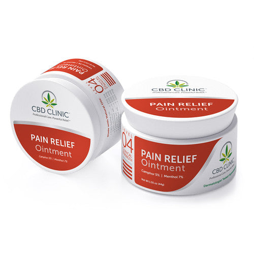 CW - CBD Clinic - Pain Relief Ointment - Level 4 - 44g Jar (1.55oz)