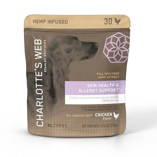 Charlotte's Web - Pet Treats - 30 count - Allergy Skin Health